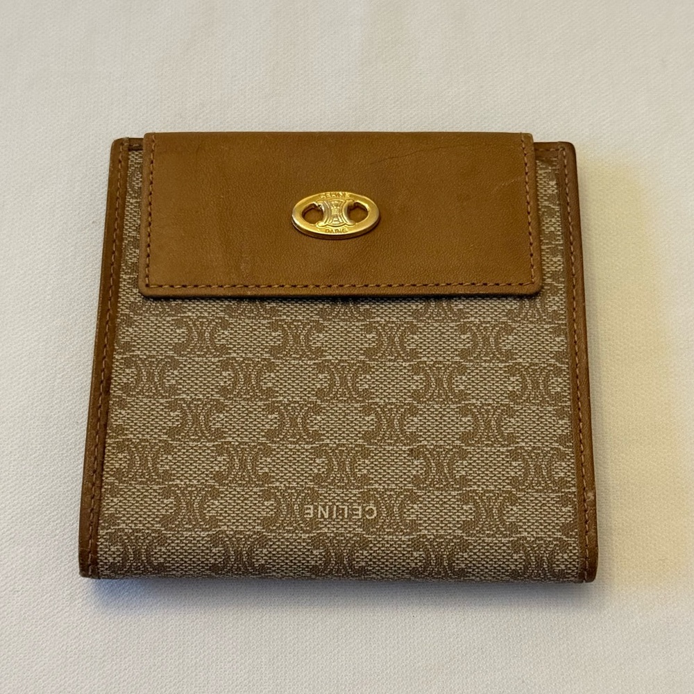 Celine vintage leather wallet